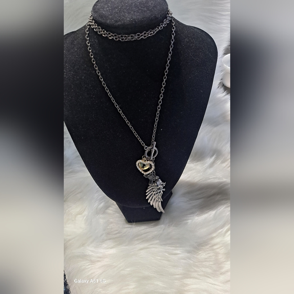 Long Stylish Charm Necklace